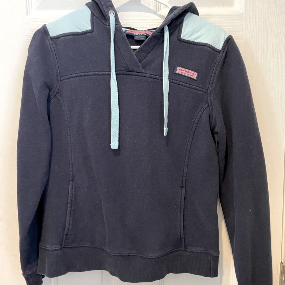 Vineyard Vines Women’s Navy Blue Hooded Sweatshirt - Size Small